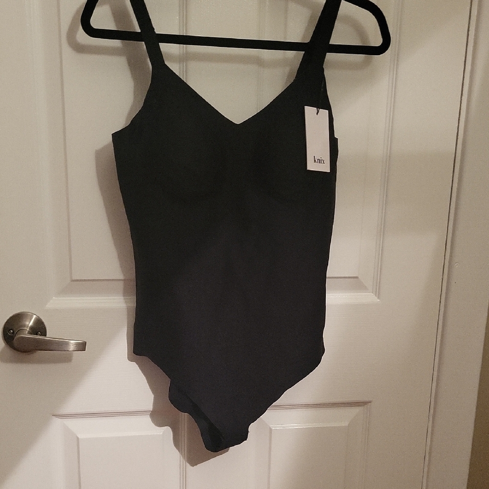 Knix Black Bodysuit Shaper NWT